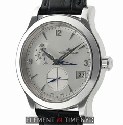 Jaeger-LeCoultre Master Hometime Steel 40mm Silver Dial 162.84.20 B+P 2012