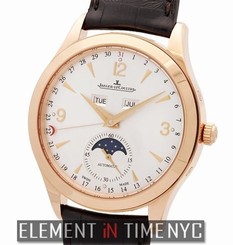 JaegerLeCoultre Rose Gold Master Calendar Moon NIB 39mm