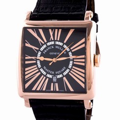 Authentic Men's Franck Muller Master Square King Gold 6000 K SC DT Watch