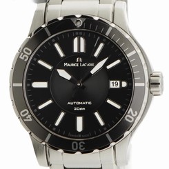 Maurice Lacroix Miros Diver Black Dial Ref MI6028-SS042-330 Watch