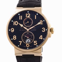 Men's Ulysse Nardin Maxi Marine Chronometer 41mm 18k Rose Gold 266-66 watch