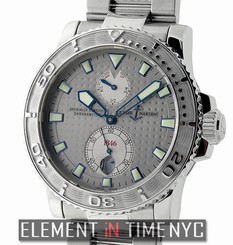 Ulysse Nardin Maxi Marine Diver Chronometer Steel 43mm Grey Dial 263-33-7/91