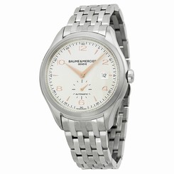 Baume And Mercier Clifton Automatic Silver Dial Mens Watch MOA10141 7613268285367