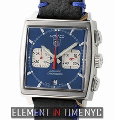 Tag Heuer Monaco Steve McQueen Chronograph Blue Dial 38mm CW2113