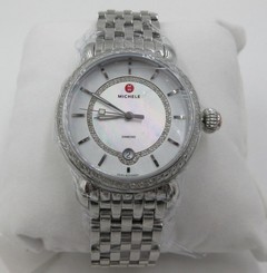 MICHELE Women's MW03T01A1963 Analog Display Swiss Quartz Stainles Steel Watch