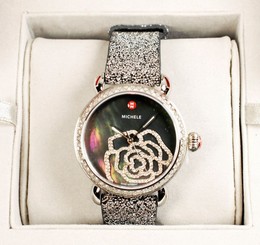 $2,595 Michele CSX Jardin Collection LIMITED 0.91ctw Diamond Watch Women Lady