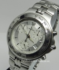 Mens Authentic Swiss Made Movado Olympian Stainless Steel Chronograph Watch