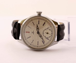 Unique Vintage Omega Chronometer Stainlees Steel Marriage Watch 1910's Cal.18SPB