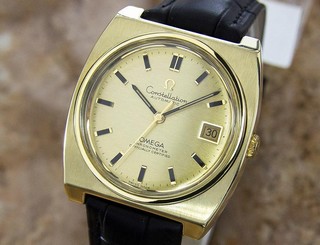 Omega Constellation Swiss Made Chronometer c1960s Gold Capped Mens Watch MX4
