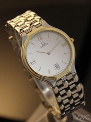 Omega Mens Swiss Made Deville 18K Gold-Capped Bezel, Dress Watch (78)