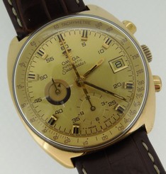  Omega Seamaster Automatic Gold Tone 2-Register Chronograph Cal. 1040 176.007