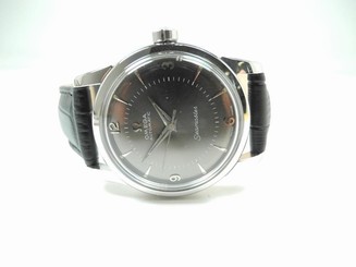 VINTAGE 1940s SS OMEGA SEAMASTER REF 2767 AUTOMATIC BUMPER WATCH. SERVICED
