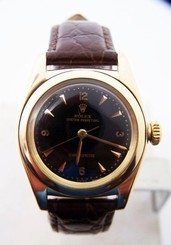 Solid 14k ROLEX Bubble Back Automatic Watch 1940s Ref 3131* EXLNT SERVICED