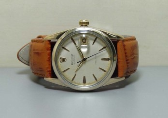 VINTAGE ROLEX OYSTERDATE PRECISION Ref # 6694 SWISS MADE MENS WRIST WATCH R148