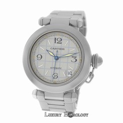Midsize Unisex 35MM Cartier Pasha 2324 Stainless Steel Date Automatic Watch