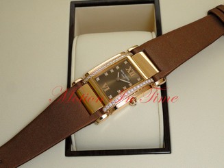 Patek Philippe 24 Twenty-4 18kt Rose Gold Diamond Chocolate Brown Dial 4920R-001