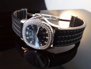 Patek Philippe Aquanaut Luce Small Diamond Bezel Stainless Steel Watch 4961A-001