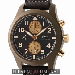 IWC Pilot Chronograph Tribute To Saint Exupery "The Last Flight" IW3880-06 NOS