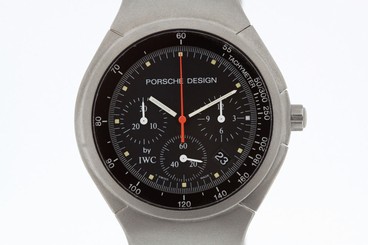 IWC Porsche Design Vintage Titanium Chronograph 374301 from 1989 TRITIUM (2262)