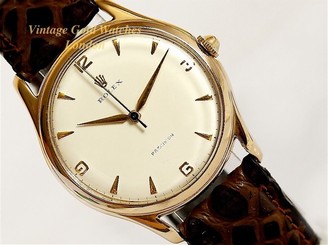 GENTS VINTAGE ROLEX PRECISION OVERSIZE, 9K,1959 DRESS WATCH
