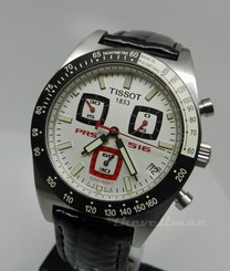 Mens Authentic Swiss Made Tissot PRS 516 Chronograph White Date Dial Watch