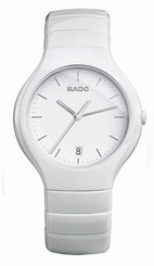 Rado True R27695022 White Dial Ceramic Swiss Quartz Dress Women's Watch