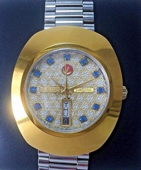 Vintage Rare Original Diastar Rado Automatic Swiss Day/Date Men's Wrist Watch#25