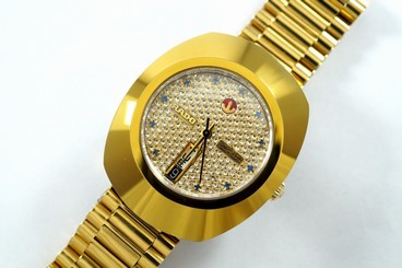 100% VINTAGE ORIGINAL RARE GENTS RADO DIASTAR DAY-DATE SWISS MEN'S WRIST WATCH