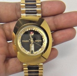 Authentic Used Rare Genuine Day&Date Rado Diastar Automatic Wrist Men's Watch#1