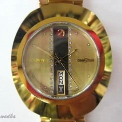 Rare Gents GoldenOriginal Vintage Rado Dlastar Day-Date SwissMen'S Wrist Watch4