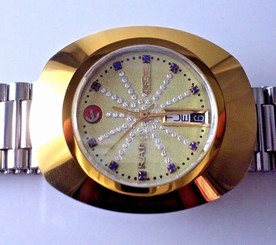Original Vintage Rare Gents Golden Rado Dlastar Day-Date SwissMen'S Wrist Watch9