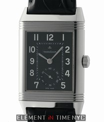 Jaeger-LeCoultre Grande Reverso 976 Steel 30mm Black Dial 373.84.70 NOS