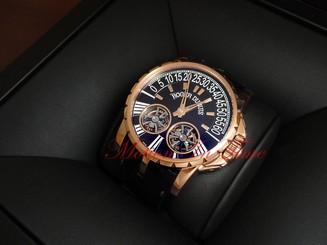 Roger Dubuis Excalibur Double Tourbillon Rose Gold 45mm EX45-01-50-00-N9.671