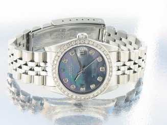 Rolex Datejust Women's Diamond Stainless Steel Automatic Lady Watch Midsize 31mm