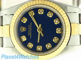 Rolex Datejust Ladies Diamond Watch Steel and Gold Automatic Rolex Women's Watch