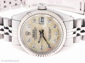 Rolex Datejust Ladies Stainless Steel Diamond Watch Automatic Rolex Oyster Ladie