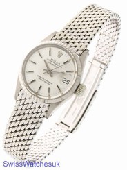 Rolex Oyster Perpetual Datejust Ladies 18K Gold Diamond Watch Rolex Vintage