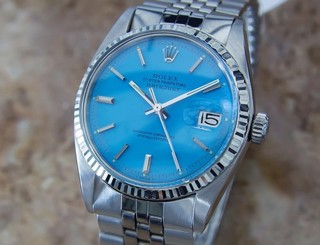 Rolex 1601 Swiss Made Stainless and 18k Gold 1977 Mens Automatic 36mm Watch QR14