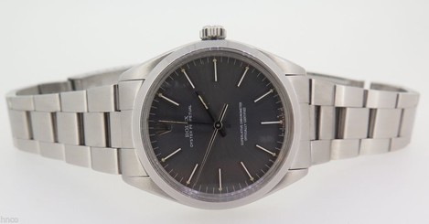 .Collector- 1984 ROLEX OYSTER REF 1002 STEEL WRIST WATCH FULL BOX SET & SERVICED