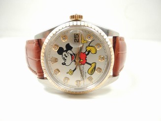 CLASSIC 1968 SS/ 14KT GOLD ROLEX REF 1505 WRISTWATCH.