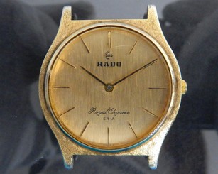 100% Authentic RADO Royal Elegance SR-A Automatic Men's Wrist Watch 25J Silver