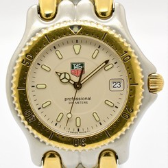 Auth TAG Heuer S/el WG1121-O Date Two-tone Quartz Watch for Men #5275