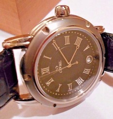 Mint GEVRIL S0111 Gray Dial First Generation Swiss Quartz Watch with Box