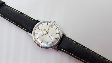 USED VINTAGE 60'S OMEGA SEAMASTER SILVER DIAL DATE AUTO MAN'S WATCH