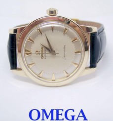 Heavy 14k OMEGA SEAMASTER Automatic Watch 1960s Cal.500 GX6546* EXLNT* SERVICED