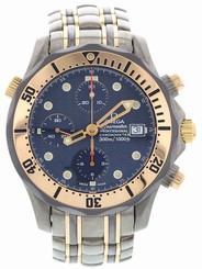 Men's Omega Seamaster Titanium 18K Rose Gold Box & Papers 22968000