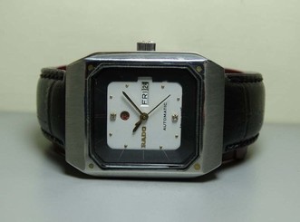 VINTAGE RADO AUTOMATIC DAY DATE SWISS WRIST WATCH WHITE H71 OLD USED ANTIQUE
