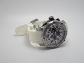 TW STEEL TW834 MENS SENSATION WHITE FACE CHRONOGRAPH WATCH