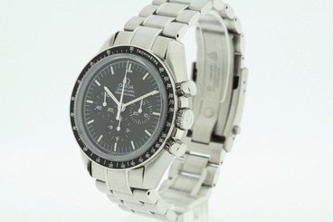 OMEGA Speedmaster Moon Watch Chronograph 2010 with Box & Papers 35735000 (2356)