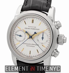 Girard Perregaux Sport Classique Rattrapante Chronograph 38mm Steel 90140 NOS